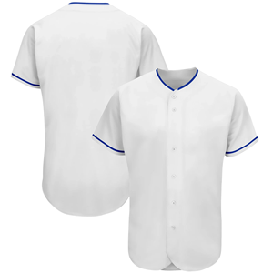 2025 moda camiseta de béisbol en blanco liso botón abajo transpirable suave camisetas para hombres/niños Juego al aire libre/fiesta tamaño grande - Product Image 2