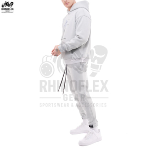 Conjuntos Deportivos Bordados para Hombre de la Mejor Calidad con Logotipo Personalizado, Conjunto de Tela de Algodón con Capucha para Invierno - Product Image 5