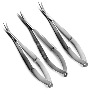 กรรไกรตัดเล็บสแตนเลสขนาด9ซม. 3.5 "สำหรับความงามและการดูแลส่วนบุคคลกรรไกรตัดผมทรงโค้งแหลม - Product Image 2