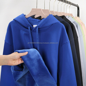 Sudadera con Capucha para Hombre, 680G, Súper Suave, de Terciopelo, Cálida, Gruesa, Sudadera con Capucha y Sudadera de Felpa, Ropa Urbana, Sudadera con Capucha Personalizada con Estampado Puff - Product Image 1