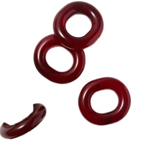 Anillos de Servilleta Modernos de Resina Duradera y Colorida de Craft Exim, Decoración de Mesa Ancha y Gruesa, Accesorios de Comedor para Fiestas en Casa - Product Image 1