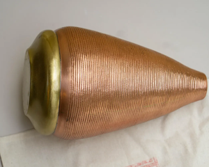 Orquídea Decorativa de Interior, Bonsái de Orquídea de Tacto Real en Florero de Cobre para Decoración del Hogar u Oficina - Product Image 4