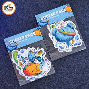 Paquete de Pegatinas Personalizadas Promocionales, Juegos de Pegatinas con Logotipo Personalizado Resistentes al Agua |   Pegatinas de Vinilo de Alta Calidad con Diseño de Dibujos Animados para Tarjetas de Presentación - Product Image 2