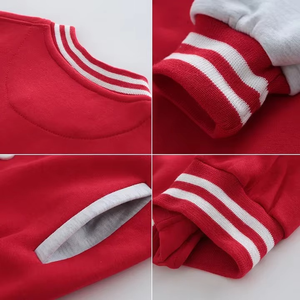 Veste universitaire en chenille brodée avec logo personnalisé, coupe-vent, pour homme, style vintage, coton, grande taille, hiver - Product Image 5