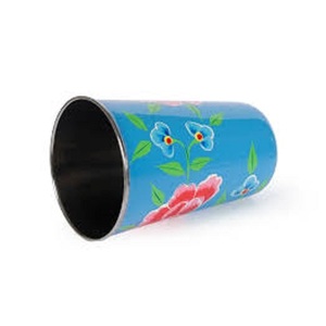 Gobelet rond en acier poli mat de qualité supérieure en vrac en gros pour la maison et l'hôtel verre fait à la main personnalisé - Product Image 6