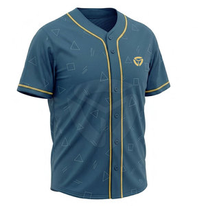 Camiseta de béisbol duradera para hombre, con costuras resistentes, ajuste flexible, ideal para partidos de equipo y entrenamiento regular. - Product Image 2