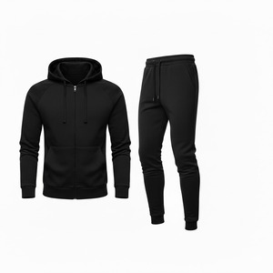 Ensemble de survêtement personnalisé pour hommes et femmes, imprimé, 100% coton, écologique, léger, pour le sport d'hiver, jogging, polaire chaud, streetwear - Product Image 5