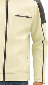 Nouvelle conception Veste en cuir pour homme Couleur personnalisée Veste en cuir pour homme Streetwear de haute qualité Mode Meilleure veste en cuir PU pour homme - Product Image 3