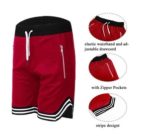 Pantalones cortos de gimnasio para hombre de la mejor calidad 100% algodón Ecológico Personalizable High Street Style Patrón sólido - Product Image 2