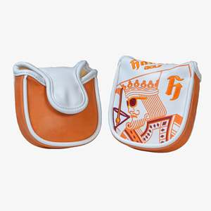 Funda Protectora para Cabeza de Putter de Golf Handee, de Cuero PU Impermeable, con Cierre de Gancho y Bucle y Bordado 3D - Product Image 1
