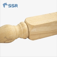 SSR VINA-Holztreppe Balustrade & Gummi holz Säule Gummi holz Treppen teile für Geländer und Handlauf