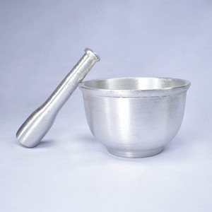 Mortero y Maja de Aluminio Hechos a Mano, Elegantes y Casuales, Herramientas de Diseño para Hierbas y Especias, Personalización a Bajo Precio - Product Image 4