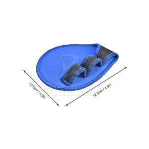Coussin de poignée en caoutchouc néoprène confortable pour entraînement de gymnastique unisexe de haute qualité avec logo personnalisé, antidérapant, sécurité en haltérophilie pour le fitness - Product Image 2