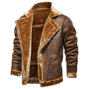 Chaqueta de Invierno para Hombre de Piel de Oveja Genuina, Calefactable, Transpirable, con Colores/Tamaños Personalizables para Clima Extremadamente Frío - Product Image 3