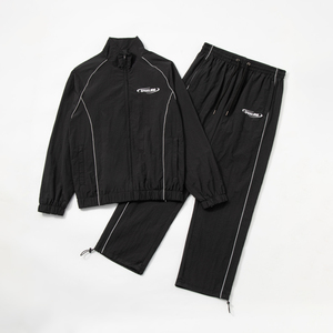 OEM survêtement coupe-vent en nylon de haute qualité personnalisé logo de broderie imprimé pour l'hiver avec passepoil réfléchissant - Product Image 6