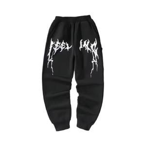 Leggings de sport pour homme, en coton tricoté américain imprimé, extensible, respirant, séchage rapide, taille haute, couleur unie, cordon de serrage décontracté - Product Image 4