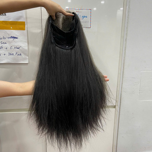 Peluca de Cabello Humano Vietnamita Virgen Gris Premium en Oferta, con Encaje HD sin Pegamento, Doble Trama - Product Image 5