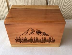 โกศไม้สำหรับบรรจุอัฐิผู้ใหญ่ โกศไม้สนเรดวูดสำหรับบรรจุอัฐิมนุษย์ โกศไม้บีชสำหรับงานศพ - Product Image 3