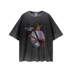 Wholesale 100% Cotton Blank Oversized <b>Tshirt</b> 260G Heavy Weight Custom 3d Logo Men Puff Print Tee Shirt - Product Image 1