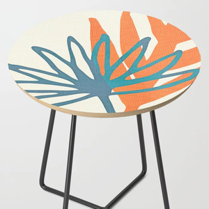 Mesa de estilo europeo de madera sólida con esmalte impreso, mesa de Estilo Vintage para sala de estar - Product Image 2