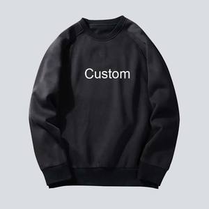 Fabricant de vêtements Blank Fleece Crewneck Sweatshirt à capuche pour hommes Logo personnalisé Coton Casual Basics Sweatshirts pour hommes - Product Image 2