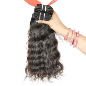 Vente en gros Extensions de tissage vietnamiennes noires naturelles Remy 100% cuticules non transformées alignées Vague profonde Femmes Cheveux indiens raides - Product Image 4
