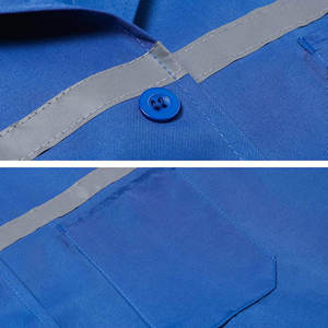 เสื้อโค้ทยาวผ้าฝ้ายโพลีแขนยาวสำหรับผู้ชายเสื้อโค้ทขัดสำหรับแพทย์มืออาชีพ - Product Image 2