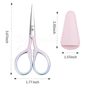 Tijeras para cutículas de aseo de precisión para uñas, manicura y pedicura, construcción de acero inoxidable para precisión - Product Image 3