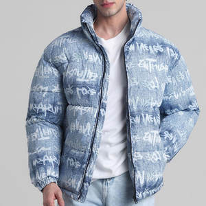 Chaqueta acolchada con estampado personalizado de peso pesado para hombre, diseño único, Último precio, chaqueta acolchada con estampado para hombre - Product Image 1