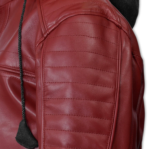 แจ็กเก็ตหนังสำหรับผู้ชายเสื้อแจ็กเก็ตหนังฤดูหนาวทรงบางพอดีตัวสำหรับผู้ชายใหม่ล่าสุดออกแบบโลโก้ได้ตามต้องการ - Product Image 3