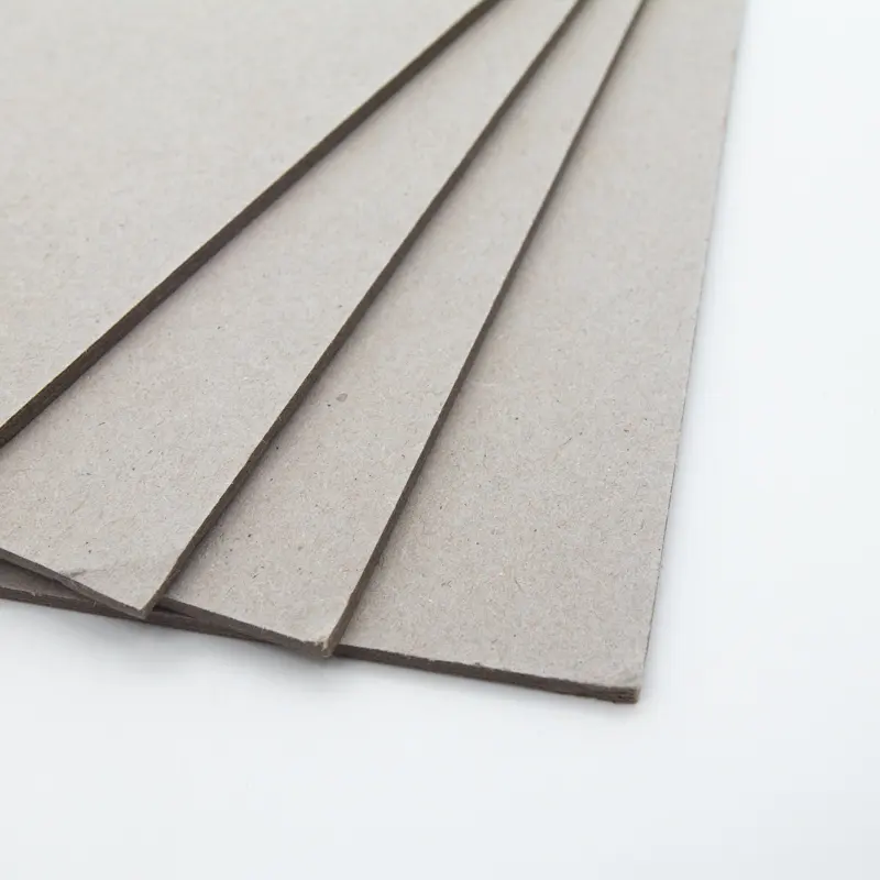 Manufacturer paper Kappa 350- 2400 gsm Grey board Chipboard Laminated board Custom size Free samples for gift box