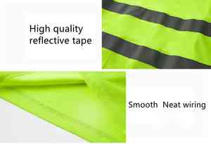 Hi Vis Camisas de manga corta de seguridad reflectantes de alta visibilidad 2025 Ropa DE TRABAJO Polo de seguridad de manga corta de alta visibilidad - Product Image 3