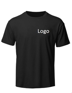 T-shirt de sport coupe ajustée en coton pour hommes, t-shirt basique de gymnastique uni avec broderie personnalisée, nouvel arrivage - Product Image 4