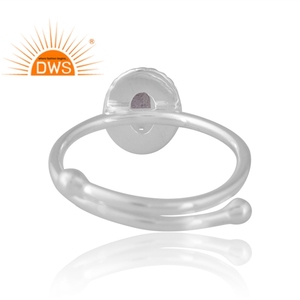 Latest Design Silver Natural <b>Labradorite</b> Gemstone <b>Ring</b> Custom Design Jewelry Manufacture For Women Gift For Her - Product Image 2