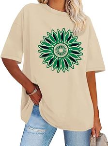 Camiseta de gran tamaño personalizada para mujer, camiseta de calle holgada de algodón OEM con diseño de logotipo serigrafiado - Product Image 4