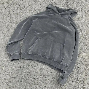 Factory Wholesale High-Quality Heavyweight Custom LOGO Terry Puff Printed Trendy <b>Oversized</b> <b>Hoodie</b> 100% Cotton Blank <b>Hoodie</b> - Product Image 4