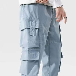 กางเกงคาร์โก้ลำลองสำหรับผู้ชาย กางเกงนุ่มสบาย กางเกงคาร์โก้สำหรับผู้ชายน้ำหนักเบาสำหรับกิจกรรมกลางแจ้ง กางเกงสำหรับเดินทางในเมือง - Product Image 5