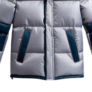Doudounes grande taille brillant solide coton chaud surdimensionné décontracté hommes doudoune - Product Image 4