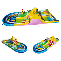 Château gonflable en PVC à prix d'usine pour adultes et enfants, parcours d'obstacles, usage commercial, capacité de 500 kg, jeux de plein air, saut