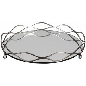 Hot Selling Custom Home Decorative <b>Metal</b> <b>Tray</b> Best Quality for Kitchen Use Modern Fruit <b>Tray</b> Wholesale Price From India - Product Image 3