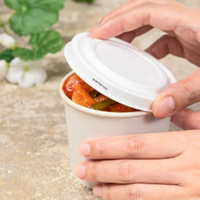 Gobelets à sauce jetables à double paroi de 2 oz en bagasse de canne à sucre, personnalisables, durables, à faible coût et format de poche, vente en gros