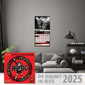 Calendrier promotionnel AC/DC 2025 pour le travail et la décoration de la maison - Product Image 5