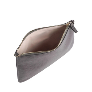 Dompet wanita modis, dompet genggam kulit asli wanita, proteksi RFID, ritsleting kayu, multi-kompartemen, tas kosmetik penggunaan harian - Product Image 4