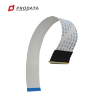 Connecteur de ruban plat FFC, câble électronique sur mesure, pas de 0,5/1,0/1,25/2,54 mm, plastique/PVC/cuivre, marque PRODATA