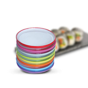 Plato de sushi de material de melamina ecológico, bordes lisos y sin rebabas de 5,5 pulgadas, precio favorable para un tacto cómodo - Product Image 1