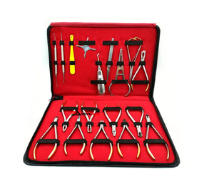 Dental Orthodontic <b>Pliers</b> Instrument Kit Stainless Steel Ortho Tooth Extracting Forceps <b>Set</b> by Sign-Age Surgical - Product Image 1