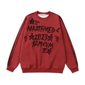 เสื้อฮู้ดดี้ผู้ชายสั่งทำพิเศษ คุณภาพสูง ผ้าฝ้าย 100% ล้างแบบวินเทจ ทำให้ดูเก่า พร้อมโลโก้พิมพ์ลายปักตามสั่ง - Product Image 2