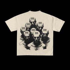 Camisetas de Diseño Único al por Mayor para Hombre, Camisetas Casuales con Cuello Redondo y Estampado, Estilo Urbano, Corte Holgado, para Hombre, Pedido al por Mayor - Product Image 2