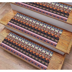 พรมพิมพ์ลายชนเผ่าคลาสสิก นาวาโฮ อัสเต็ก ดีไซน์ทันสมัย พรมปูพื้น - Product Image 4