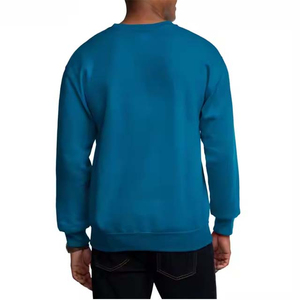 Básico de alta calidad 430Gsm algodón mezclado gota hombro hombres sudadera en blanco de gran tamaño de lana de cuello redondo sudaderas de gran tamaño - Product Image 3